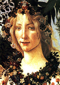 Detail of Primaverra painting by Sandro Botticelli