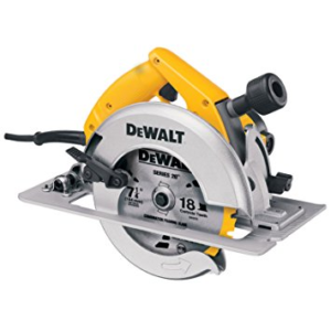 Circular saw mounted with diamond blade to cut cement boards