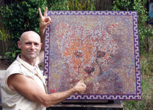 Cheetah cub mosaic unveiled