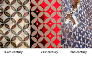 recurrence of the same decorative pattern over 20 centuries