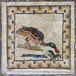 Quadricolor Meander Border, Mosaics of the BIrds, Italica, Spain.