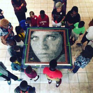 Mystery mosaic unveiled, Wiregrass Museum of Art 2016