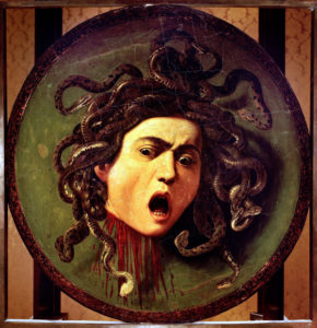 Medusa's head by Caravaggio - Florence, Italy
