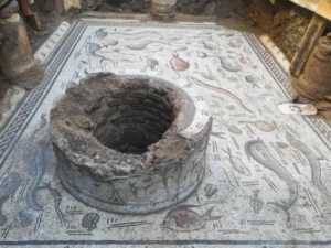 House of the Dolphins or Terramar - The mosaic well