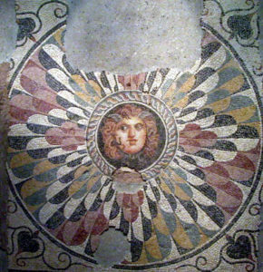 Medusa mosaic from the ALexandria Museum in Egypt.