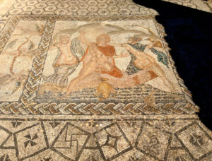 The rapt of Hylas mosaic, House of Venus, Volubilis, 2nd century AD