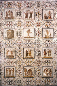 mosaic of the seasons, El Djem