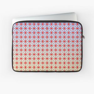 swastiska_Lozenge pattern laptop sleeve on Redbubble