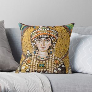 THeodora mosaic Pillow on Redbubble