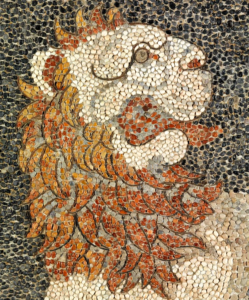 Lion Head, Pebble mosaic in Pappalardo book