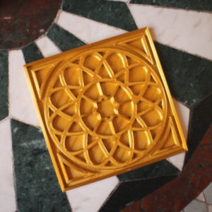 3D print of a Merovingian Brooch pattern