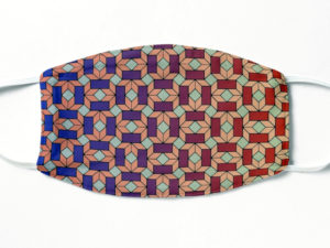 Acholla mosaic floor geometric pattern facemask