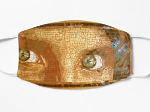 Afghan Girl mosaic facemask