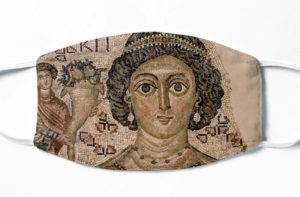 Ktisis goddess mosaic facemask