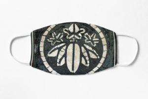 Pavlovnia crest mosaic facemask