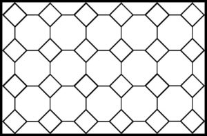 Roman Tile - 05 - Aquileia - outline of design