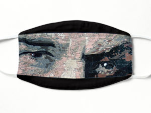 Sean Connery mosaic portrait facemask