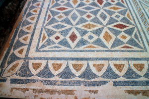 Medusa mosaic border, House of the Planetarium, Italica