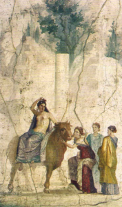 Europa and the Bull, Pompeii, destroyed in 79 AD