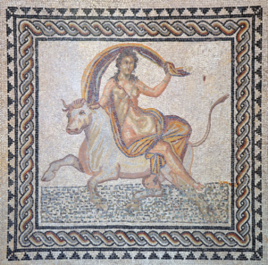 Roman mosaic of Europa and the Bull, Arles, France