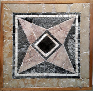 Opus sectile mosaic, Musee de Vix, Chatillons sur Seine
