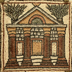 mosaic of the eastern Church where the antelop mosaic was found
