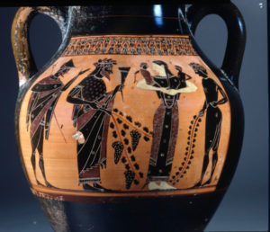 Dionysos & Ariadne - Greek vase - British Museum