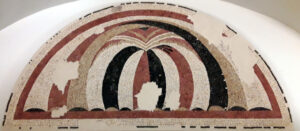 The SHell mosaic in the Musee Denon in Chalon sur Saone. 