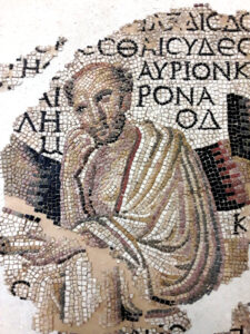 Roman mosaics in Autun : Metrodoros