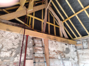 Pignon gauche de l'Atelier MosaicBlues